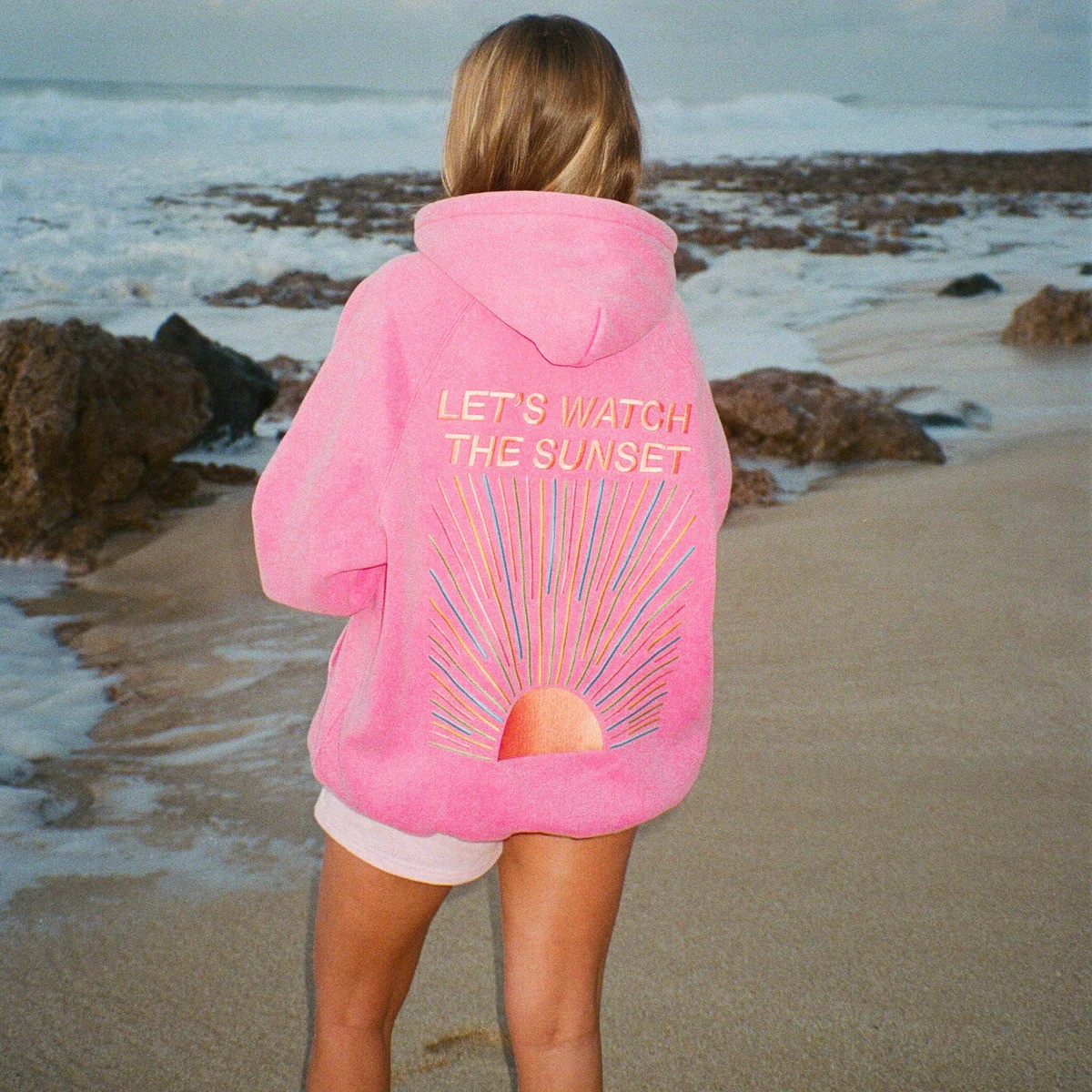 pink palm puff