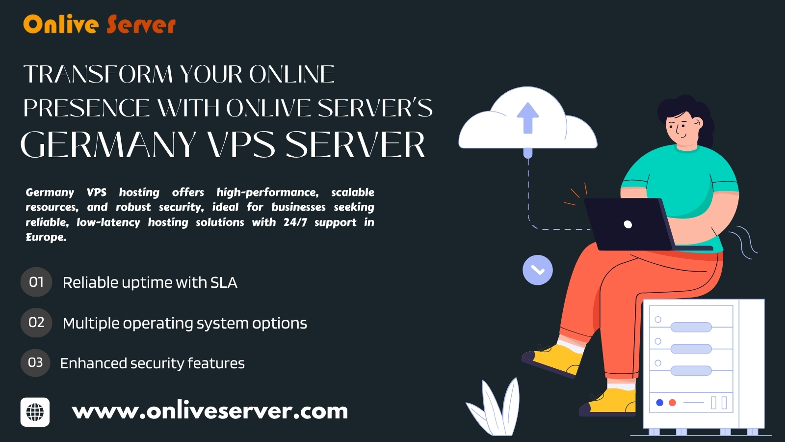 Transform Your Online Presence with Onlive Server’s Germany VPS Server