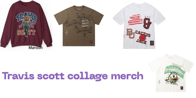 Travis scott collage merch