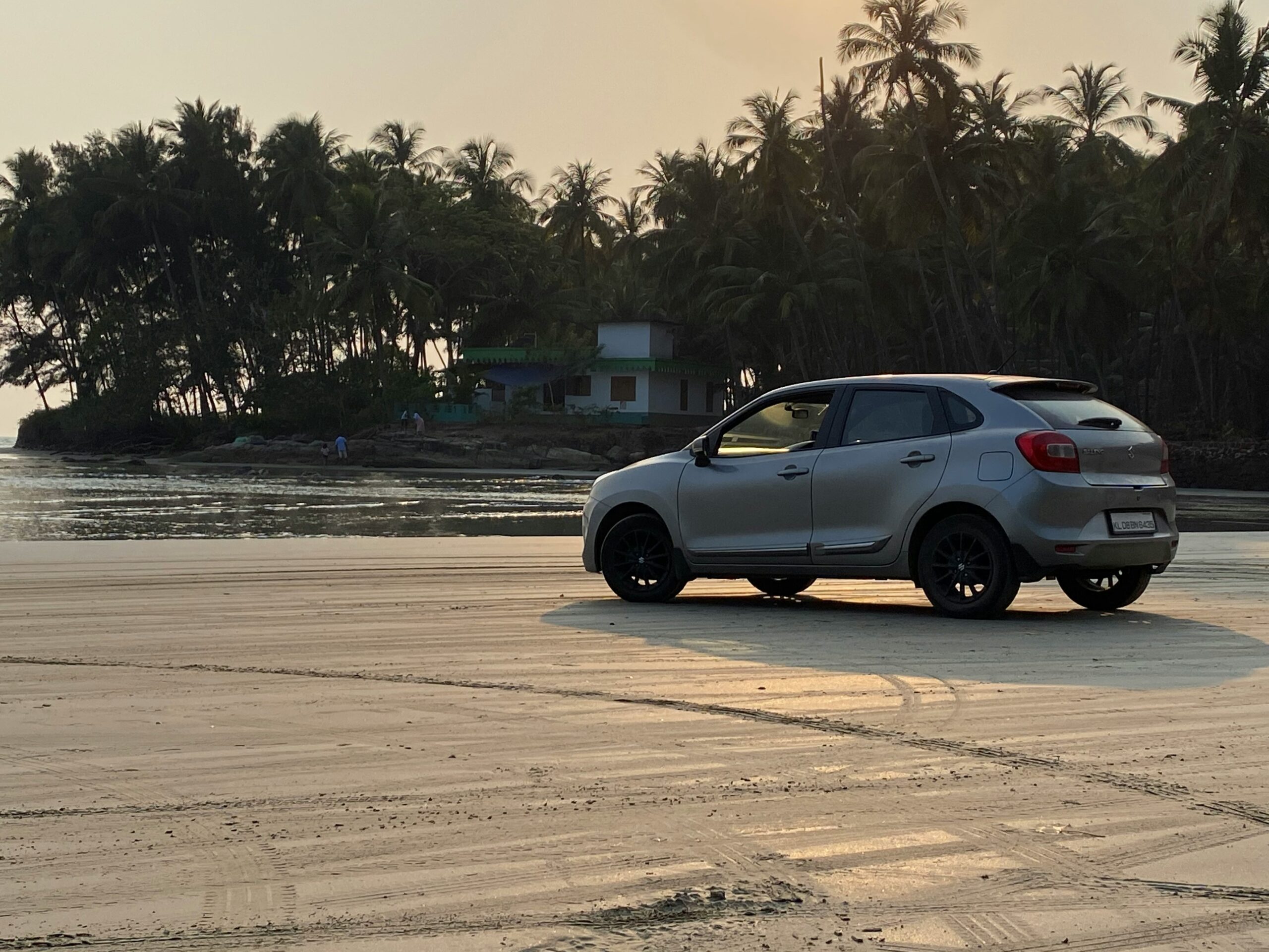 Car on the indian roads