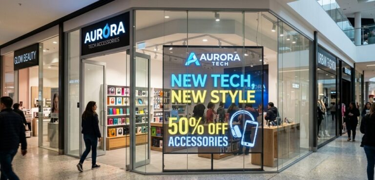 Transparent-Led-Screen-in-the-accesories-shop-1