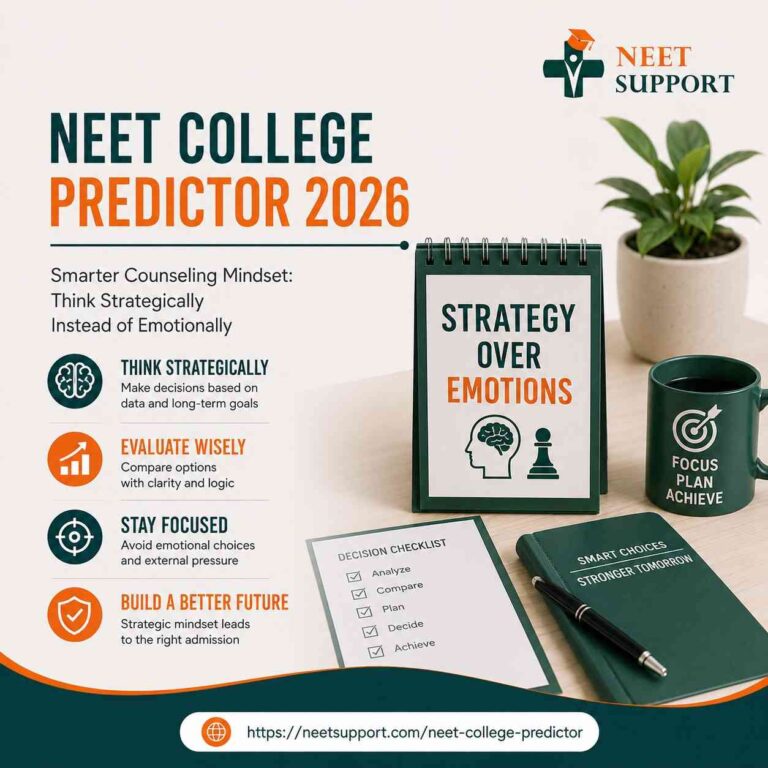 NEETCollegePredictor2026forSmarterCounselingMindsetThinkStrategicallyInsteadofEmotionall